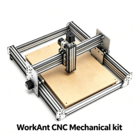 Kit mécanique de routeur CNC 4 axes 1220x2000mm, cadre à entraînement par vis WorkAnt uniquement pour la gravure sur bois DIY