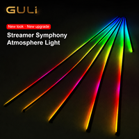 Lumières LED ambiantes universelles RGB, éclairage intérieur automobile, lampe d'ambiance pour voiture