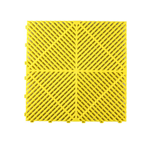 <b>Plastic</b> Floor Grating Interlocking Square Textured Drainage <b>Mesh</b> For Car Wash Outdoor Anti Slip Customization Supported - Product Image 3