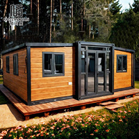 Villa modulaire extensible en acier spécial préfabriqué, maison conteneur de 1 à 4 chambres, qualité de luxe, prix compétitif