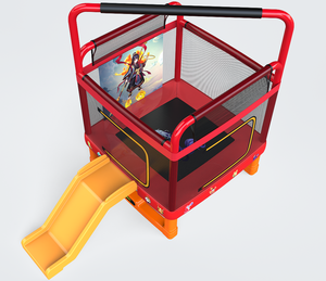 <span class=keywords><strong>Trampoline</strong></span> <span class=keywords><strong>rectangulaire</strong></span> de fitness pour enfants et adultes de 1,58 m, équipement de <span class=keywords><strong>gym</strong></span>, équipement d'exercice à cordes élastiques pour la maison - Product Image 6