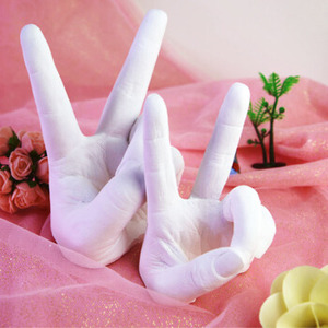 <span class=keywords><strong>Kit</strong></span> de <span class=keywords><strong>moulage</strong></span> <span class=keywords><strong>et</strong></span> de coulée à la <span class=keywords><strong>main</strong></span> 3d pour bébé, Statue de plâtre à mains, bricolage, haute qualité, vente en gros - Product Image 2