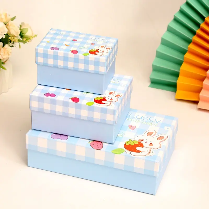 Cute Boxes Custom Service Cartoon Box Gift Surprise Packing For Festival Gift