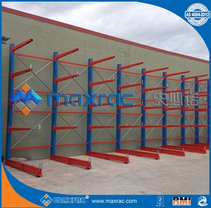 Estantería voladiza de madera para Lumberyard con diseño accesible de montacargas - Product Image 3