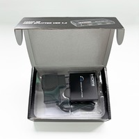 Répartiteur 4K 2K 1.4 (1 entrée, 2 sorties) pour double moniteur, boîtier métallique noir mat, prise en charge audio-vidéo 3D