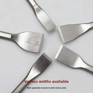 Ciseau à pointe plate de qualité artisanale, acier au chrome-vanadium haute dureté, manche rond/carré, résistant aux chocs, <span class=keywords><strong>pour</strong></span> la maçonnerie, les portes et les fenêtres - Product Image 3