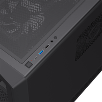 Boîtier PC Gamer GAMEMAX VISTA COC BK Infinity Mid Tower avec ventilateurs ARGB à refroidissement COC breveté, format ATX, en stock