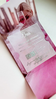 Porte-cartes cadeaux VIP personnalisé en papier, pochette pour cartes d'invitation, enveloppe de luxe avec feuille d'argent PVC, emballage pour certificat avec code QR