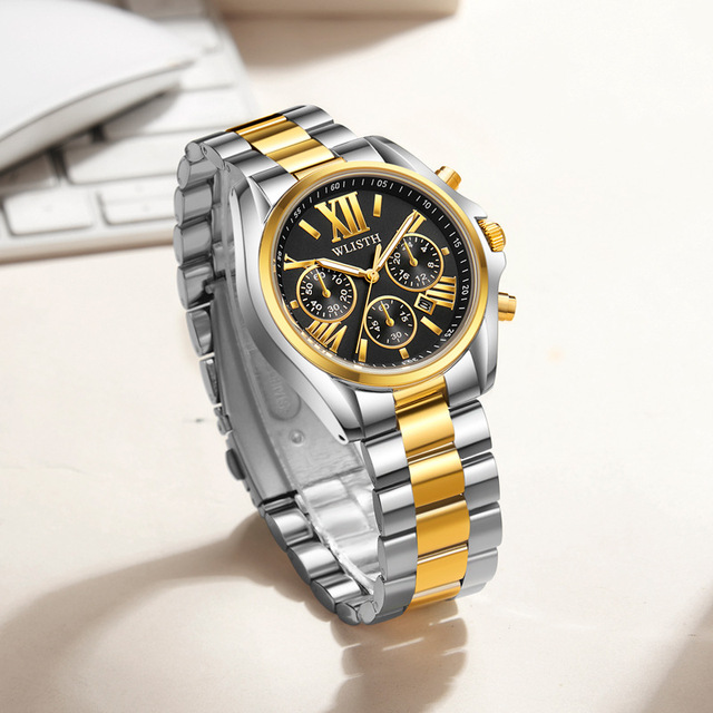 Steel Band Glow-in-the-dark Waterproof Men's and Women's Watch Fashion Couple Watch Wholesale Cross-border  Watch