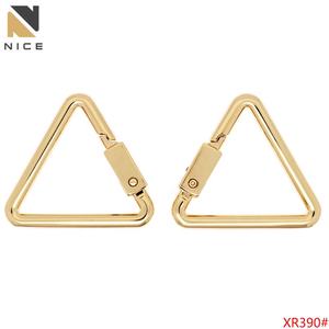 Metalen Driehoekige Veerpoortgesp Handtas Accessoires Metalen Driehoekige Veerspoel Aansluitingsgesp Voor Handtas Sleutelhanger - Product Image 4