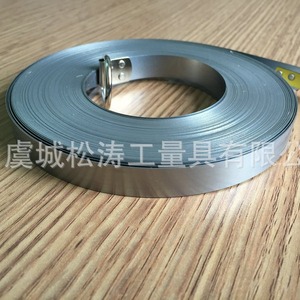 Carbon Steel Tape Measure 30M 1.4*12.5mm Self Winding Manual Return Metric Measuring Ruler - Product Image 3