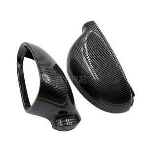 Coque de rétroviseur en fibre de carbone pour Volkswagen Sagitar Golf 5 Lingyu Lavida, ensemble complet avec installation par ruban adhésif 3M - Product Image 3
