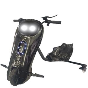 Kart <span class=keywords><strong>Trike</strong></span> <span class=keywords><strong>Drift</strong></span> <span class=keywords><strong>électrique</strong></span> 8 "-Antidérapant, rétractable, avec motifs froids - Product Image 1