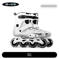 Patins à roulettes pour adultes Micro, style urbain pour hommes, chaussures décontractées pour femmes, roues lumineuses MT4-flash, roues plates, design lettres