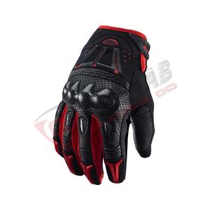 Outdoor Racing Winter Sport Cowhide Leather Breathable Motorbike-Bicycled Safety Glove <b>Black</b> Motorcycle Bikers Riding Gloves - Product Image 1