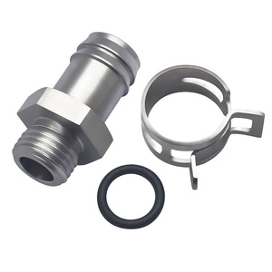 Adaptateur de raccord de tuyau en acier inoxydable 1/2 pouce, connecteur droit G1/4 BSPP pour ligne de fluide automobile - Product Image 4