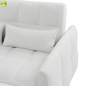 Sofá cama extraíble multifuncional de 2 asientos de tela de nuevo diseño para muebles de día y de noche para sala de estar - Product Image 3