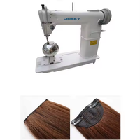 JUKKY Meilleure Vente JK810 Machine à coudre industrielle à point droit à une aiguille pour cuir, idéale pour la fabrication de chaussures et de perruques