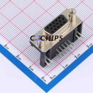 2311763-1 D-Sub/VGA Connector Bent Lead Through Hole Connector 15P Right Angle Insert 3 - Product Image 1