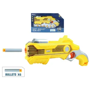 China Plastic Soft Bullet Toy Gun Pistol Safety Soft Bullet Guns Darts with Foam Balls for Boys