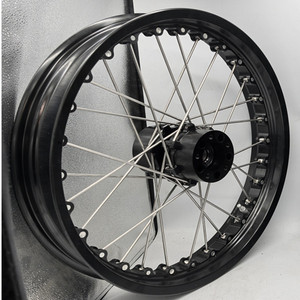 Juego de Ruedas de Radios sin Cámara para Motocicleta, Compatibles con Bobber Black <span class=keywords><strong>1200</strong></span>, 19x3.0 Delantera, 17x5.0 Trasera - Product Image 6