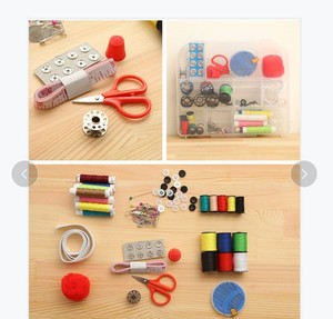 Bộ dụng cụ may vá gia dụng cầm tay Bộ may thời trang với sự kết hợp nhiều mảnh của kim và chỉ để đan - Product Image 6