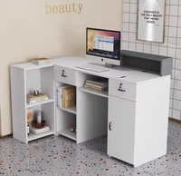 Petit comptoir de bar, comptoir de réception, caisse enregistreuse, style moderne minimaliste, magasin de vêtements, salon de thé au lait, salon de beauté