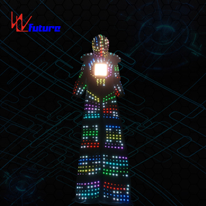 Trajes de Robot LED a Todo Color para Zancudores con Pantalla LED Programable, Trajes LED para Espectáculos Callejeros, Trajes LED para Eventos - Product Image 1