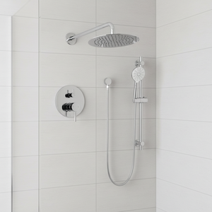 8-Zoll-Regenduschsystem Bad armatur Set Wand montage 2-Funktionen-Duschsysteme mit Regen dusche und Handheld Spra - Product Image 6