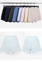 Shorts Deportivos de Cintura Alta con Efecto Levanta Glúteos, Sin Costura Frontal, Tela Suave Tipo Segunda Piel, para Mujer, Gimnasio, Fitness, Ciclismo
