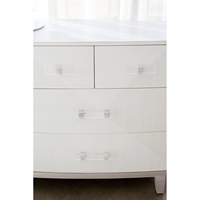 Commode de rangement moderne de luxe à 7 tiroirs pour bureau, maison, salon, chambre à coucher, meuble blanc