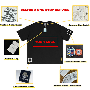 Camisetas <span class=keywords><strong>Hip</strong></span> <span class=keywords><strong>Hop</strong></span> <span class=keywords><strong>para</strong></span> <span class=keywords><strong>Hombre</strong></span>, 300gsm, 100% Algodón Tejido, Talla Grande, Transpirables, Antiarrugas, Cuello Redondo, Corte Regular - Product Image 5