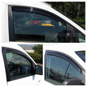 Déflecteur de fenêtre latérale pour Volkswagen Caddy 2005 2006 2007 2008 2009 2010-2021, pare-soleil, pare-pluie, visière de fenêtre, protection contre les intempéries - Product Image 2