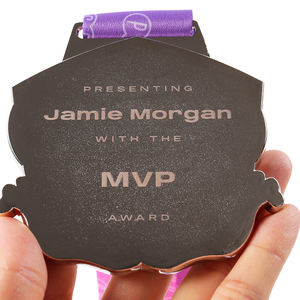 Gepersonaliseerde medaillekoord voor bedrijfsevenementen met aangepast logo - Product Image 3