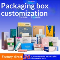 Boîte en carton blanc pliable personnalisée avec impression offset, ajout de logo universel, emballage en gros
