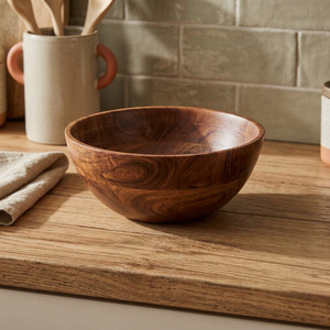 Tazón para ensalada apto para lavavajillas, ecológico, para servir alimentos, para hoteles, restaurantes, hecho a mano, para frutas, decoración de mesa - Product Image 1
