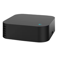 Smart tuya commande vocale universelle tv wifi ir télécommande avec capteur de température et d'humidité