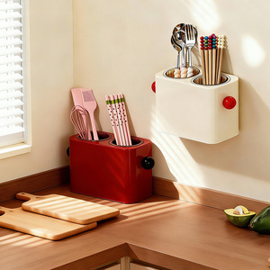 Chopsticks Storage Box Square Quick Dry Multipurpose Draining Rack For Kitchen Use - Product Image 1