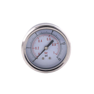เกจวัดความดันทั่วไป40มม. ตัวเรือนสแตนเลส0-1bar เกจวัดความดันต่ำ - Product Image 4