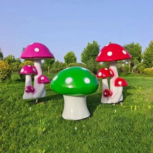 Outdoor Large <strong>Mushroom</strong> Resin Statue Fiberglass Giant <strong>Mushroom</strong> Sculpture <strong>for</strong> Garden <strong>Decor</strong> - Product Image 1