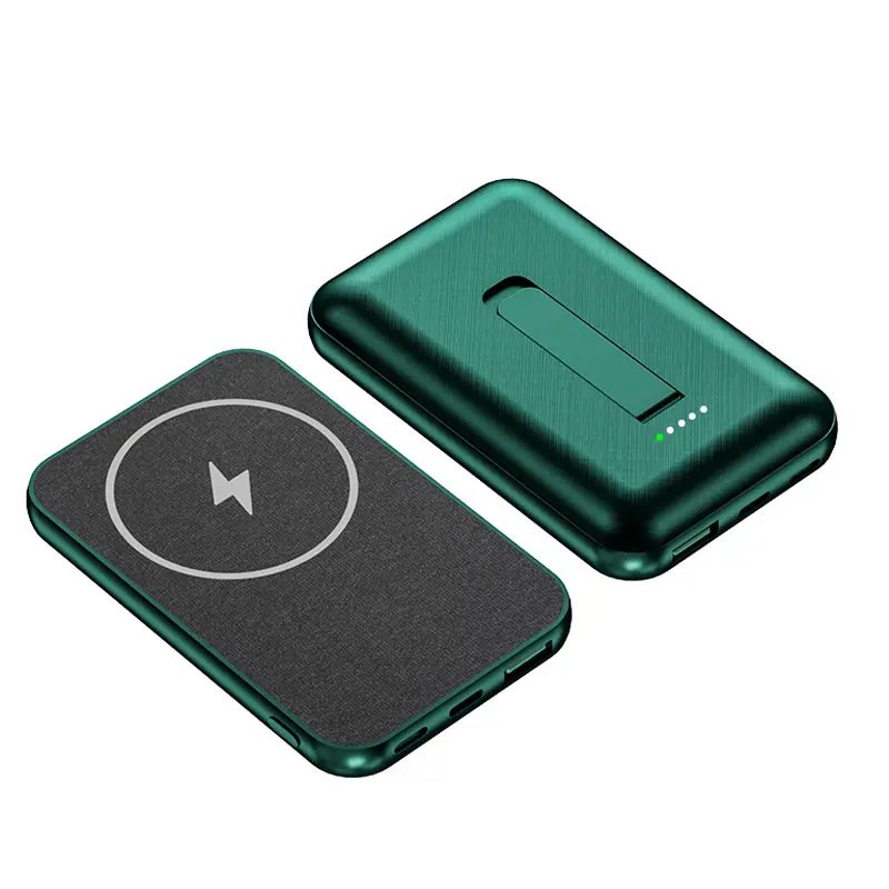 JCX/nuovi prodotti 2022 Mini batteria magnetica Powerbank Wireless 20W banca di potere Wireless magnetica portatile con supporto