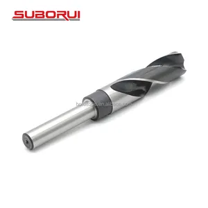 SUBORUI HSS M2 4341 Silver Deming 1/2 Inch Reduced Shank Metal Twist Drill Bit For Stainless Steel