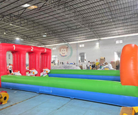 Jeux gonflables de tir de grande taille pour la course et les jeux de gonflage abdominal