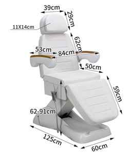 Điện 4 động cơ ghế y tế điều trị ghế vẻ đẹp ghế massage mặt ghế giường - Product Image 2