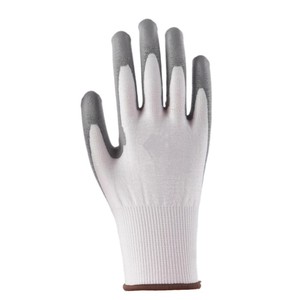 قفازات واقية رمادية من البولي يوريثان مضادة للقطع من المستوى 3 حسب معايير ANSI، مصنوعة من خيوط HPPE بيضاء، 15G، من الشركات المصنعة - Product Image 3
