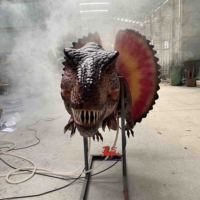Statues animatroniques réalistes pour têtes de T-rex murales