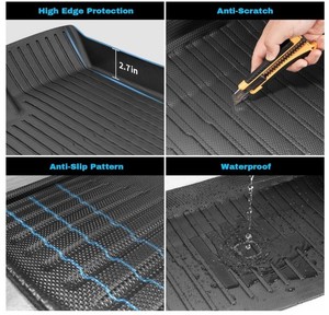 <span class=keywords><strong>HANSSHOW</strong></span> Tapis de sol pour Tesla Model X 2022-23, 7 places, Premium, toutes saisons, anti-.. - Product Image 3
