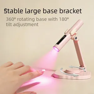 Lampe à LED UV professionnelle pour ongles, lampe portable USB avec support rotatif à 360°, lampe de séchage de gel pour ongles rechargeable, outil de manucure pour salon - Product Image 5