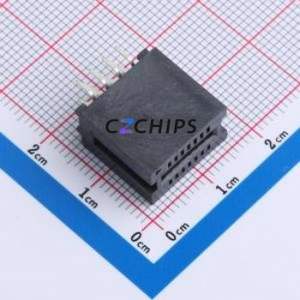 HED14LP03BK Gold Finger <b>Connector</b> Through hole Component (THT),P=1.27mm <b>Connector</b> EDGE SLOT 1.27mm 14P Through Hole - Product Image 1