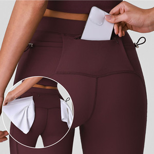 Shorts de yoga taille haute pour <span class=keywords><strong>femme</strong></span>, effet seconde peau, contrôle du ventre, rehaussement des fesses, haute élasticité, séchage rapide, pour le cyclisme et le sport - Product Image 1